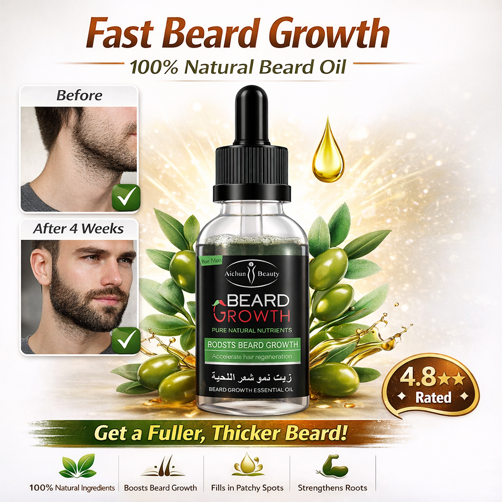 Aichun Beauty Fast Beard Growth Oil – 30ml