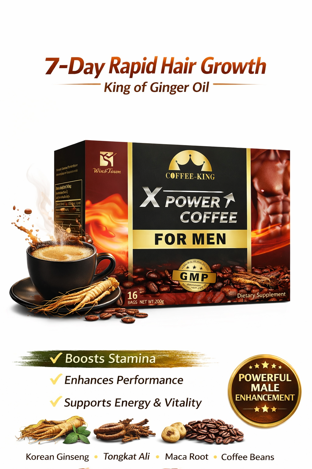 X-Power Coffee for Men – Power, Stamina &amp; Confidence in Every Cup
