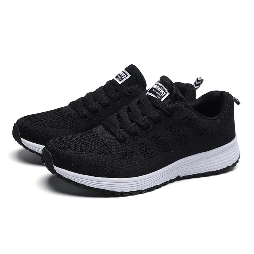 2023 Outdoor Summer Sneakers Female Walking Jogging Trainers Black Sport Shoes Woman Air Cushion Running Shoes For Women