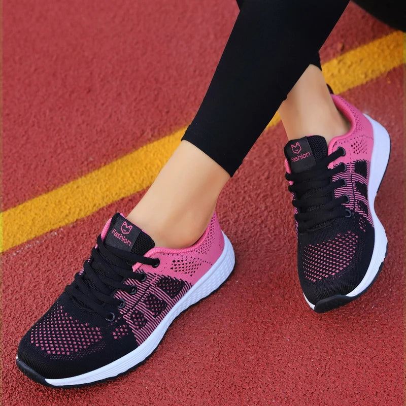 Women Sport Shoes Fashion Platform Sneakers Ladies Spring Winter Flats Running Shoes for Woman 2024