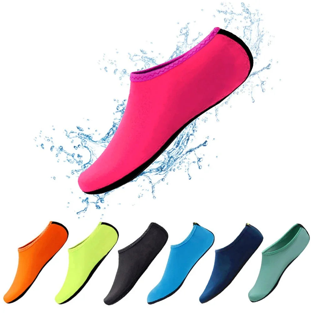 Men Beach Aqua Socks Women Kid Swimming Water Sport Barefoot Sneaker Gym Yoga Fitness Dance Swim Surfing Diving Snorkeling Shoes