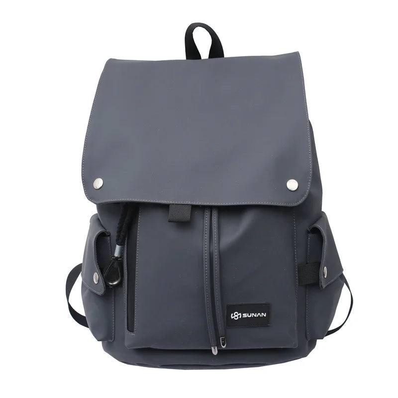 Trendy Men's and Women's Double Shoulder Bag Waterproof Motorcycle Large Capacity Top Cover Student Backpack New Double Bag