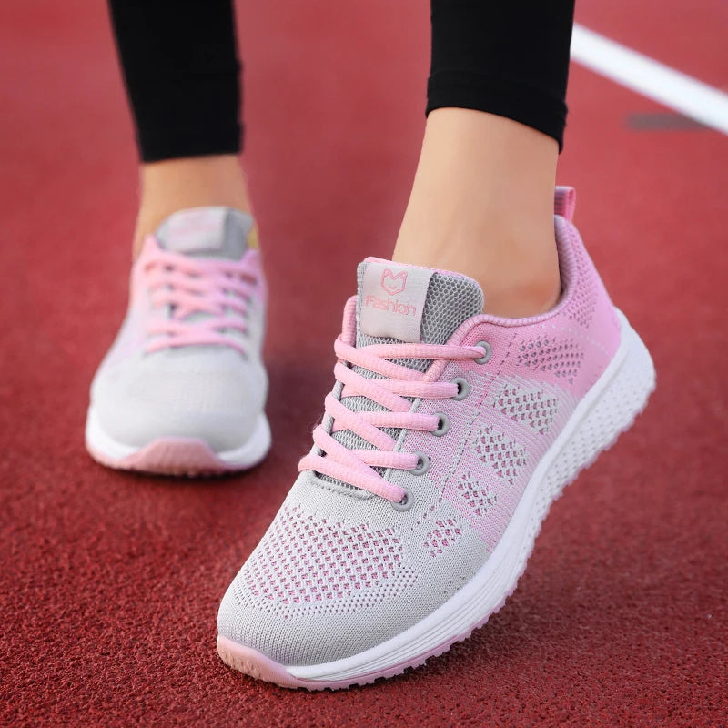 Women Sport Shoes Fashion Platform Sneakers Ladies Spring Winter Flats Running Shoes for Woman 2024