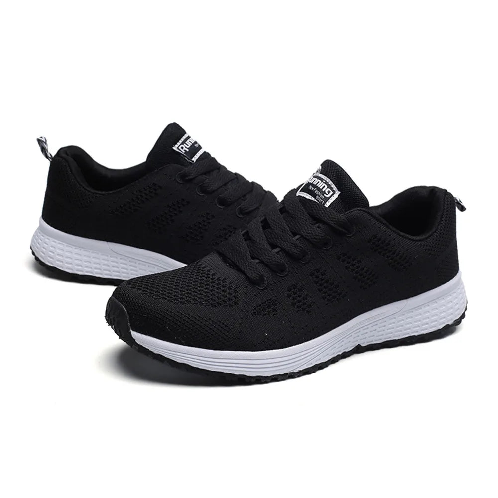 2023 Outdoor Summer Sneakers Female Walking Jogging Trainers Black Sport Shoes Woman Air Cushion Running Shoes For Women