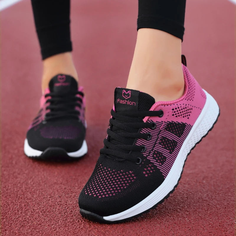 Women Sport Shoes Fashion Platform Sneakers Ladies Spring Winter Flats Running Shoes for Woman 2024