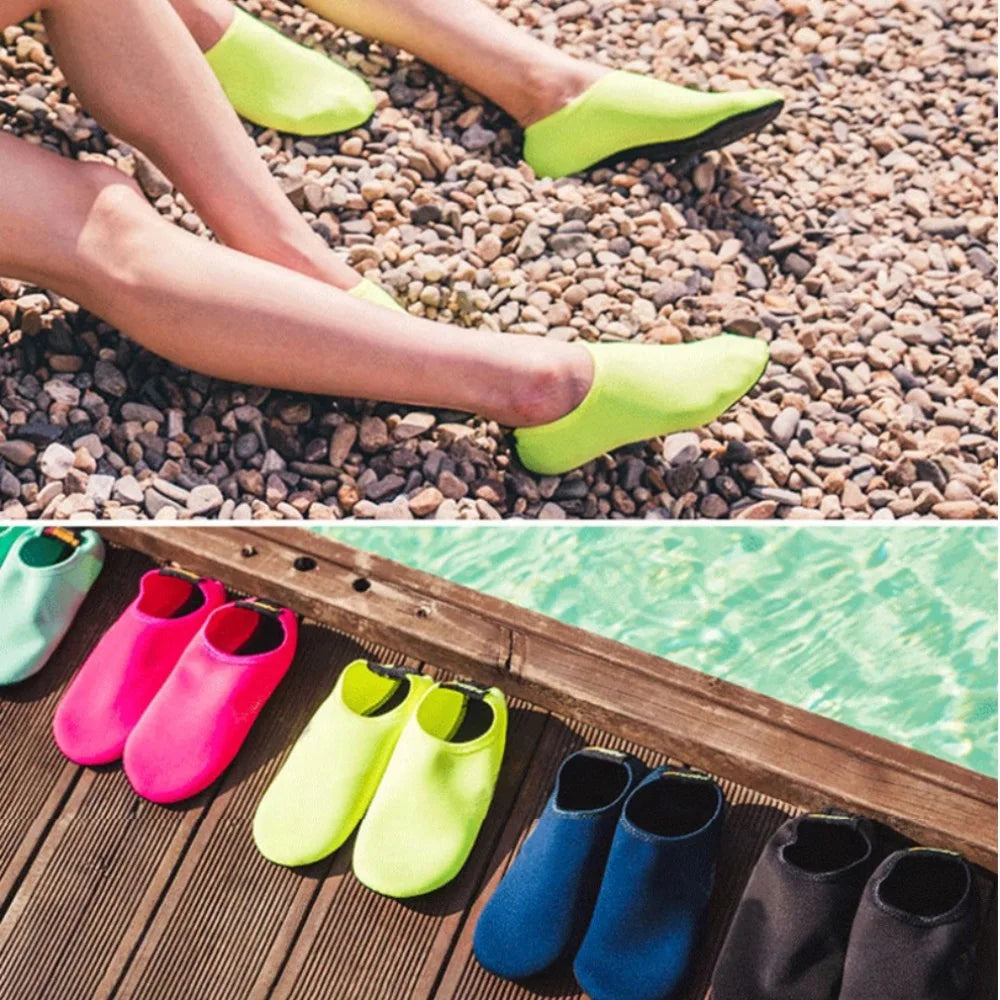 Men Beach Aqua Socks Women Kid Swimming Water Sport Barefoot Sneaker Gym Yoga Fitness Dance Swim Surfing Diving Snorkeling Shoes