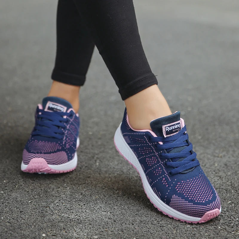 2023 Outdoor Summer Sneakers Female Walking Jogging Trainers Black Sport Shoes Woman Air Cushion Running Shoes For Women