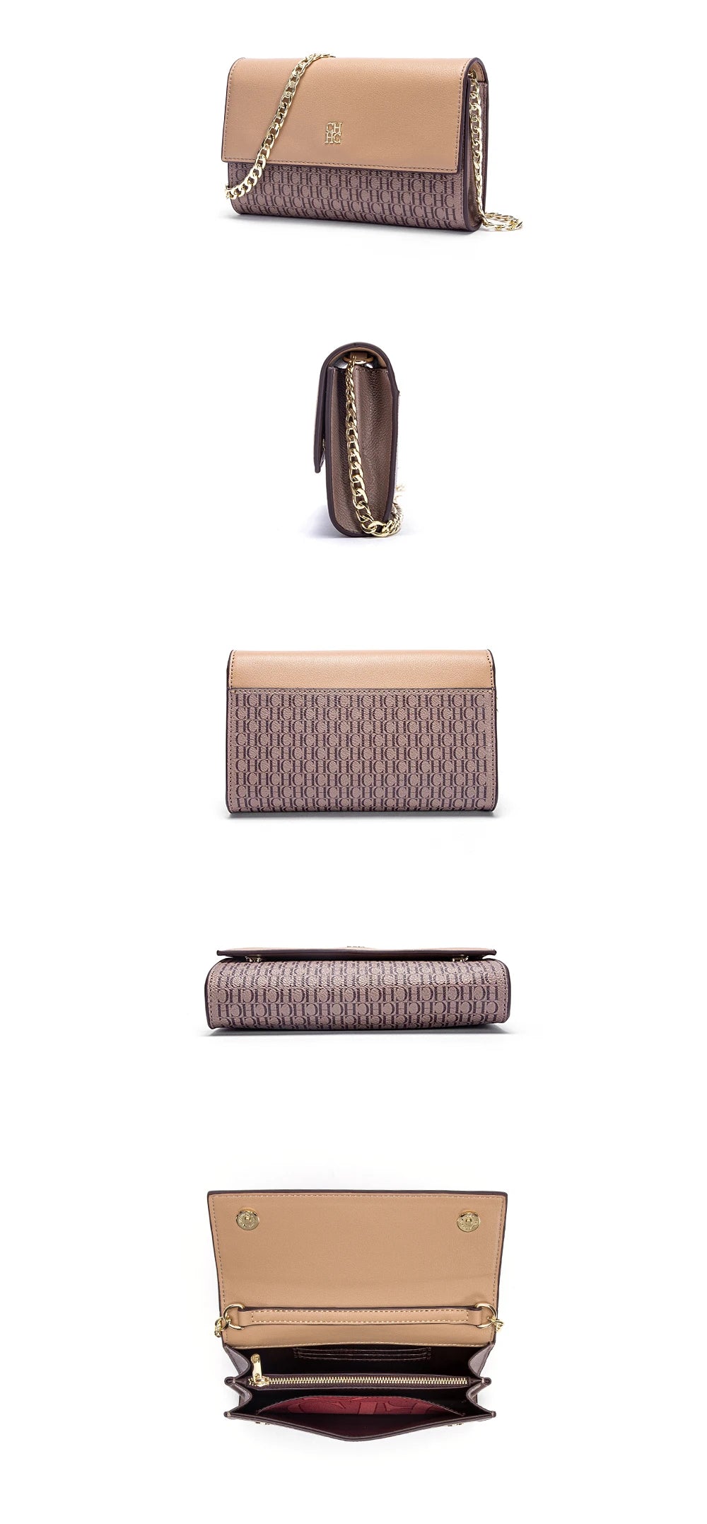 Minimalist Fashionable Exquisite Women's Shoulder Bag with Chain Shoulder Strap Design Versatile for Commuting and Gatherings