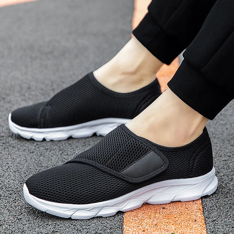 Men Orthopedics Wide Feet Swollen Walking Casual Sneakers Fashion Thumb Eversion Adjusting Soft Comfortable Diabetic Man Shoes