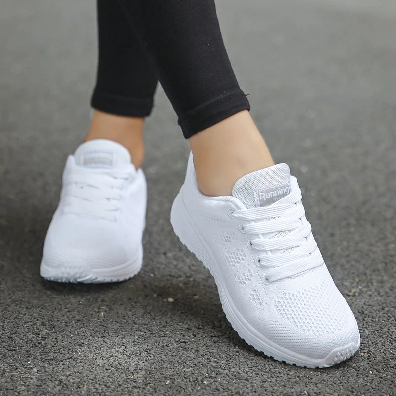 2023 Outdoor Summer Sneakers Female Walking Jogging Trainers Black Sport Shoes Woman Air Cushion Running Shoes For Women