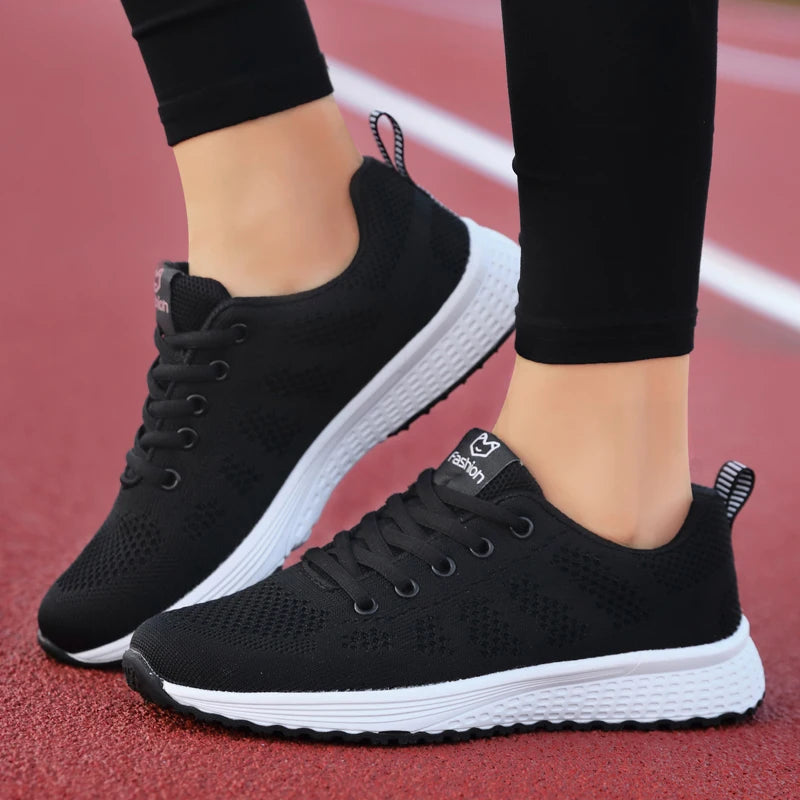 Women Sport Shoes Fashion Platform Sneakers Ladies Spring Winter Flats Running Shoes for Woman 2024