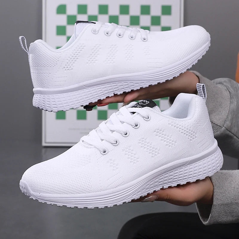 Women Sport Shoes Fashion Platform Sneakers Ladies Spring Winter Flats Running Shoes for Woman 2024