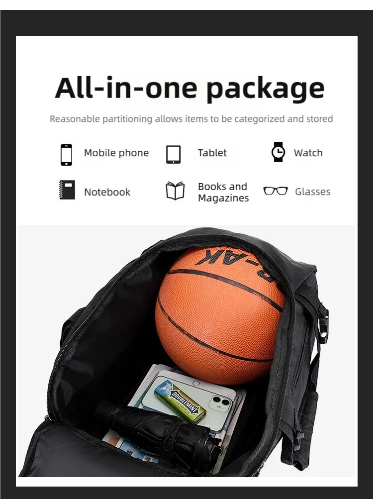 TINSOL T90 Travel Duffle Gym Backpack Women Fitness Boston Luggage Handbag Sports Shoe Shoulder Weekend Big Tote Train Bag Man