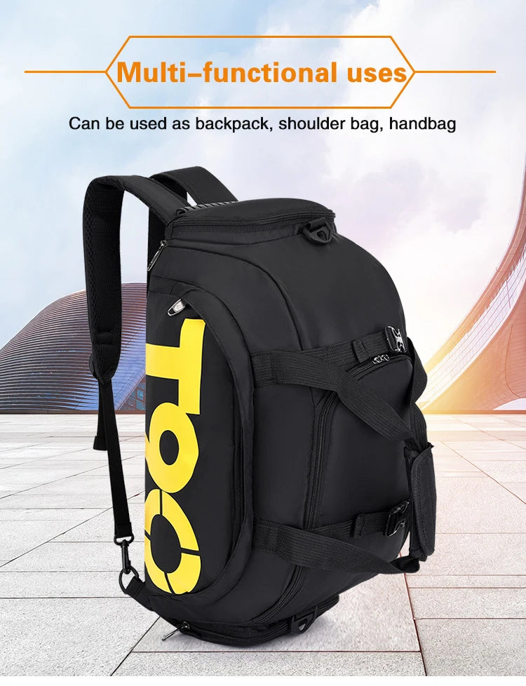 TINSOL T90 Travel Duffle Gym Backpack Women Fitness Boston Luggage Handbag Sports Shoe Shoulder Weekend Big Tote Train Bag Man