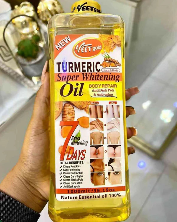 Veet Gold Original Turmeric Super Whitening Oil – 1000ml