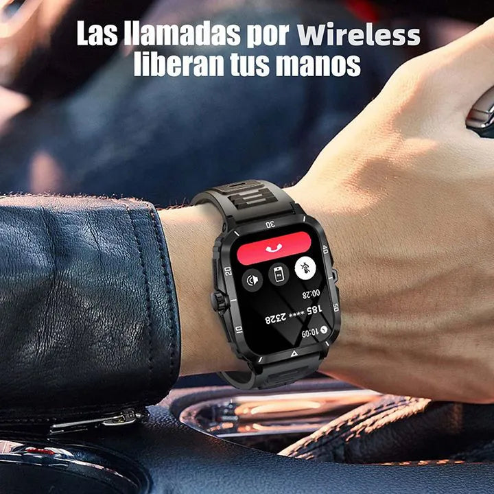 New Arrivals KT71 Smart Watch Men Bluetooth Call Wireless Wristwatch 1.96 Screen Smartwatch 100+Sport Waterproof Smartwatch Fitness Bracelet Heart Rate Blood Pressure Monitor Tracker Sports Smartwatch